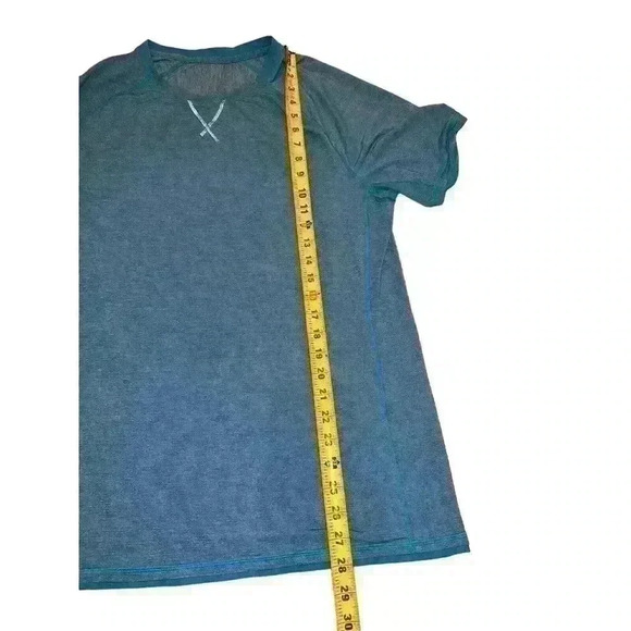 Lululemon Mens Shirt Size Medium Active Tee Vent Tech Gym Performance - Picture 6 of 7